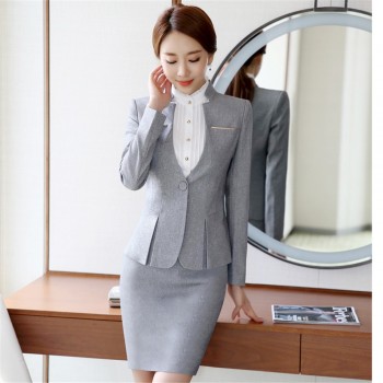 Workwear office uniform designs women office suits blazers suit
